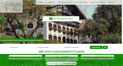 Desktop Screenshot of gasthof-baumgarten.at